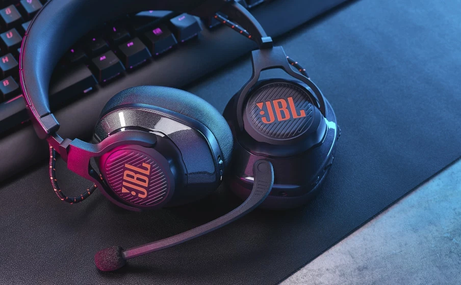 Kufje gaming JBL Quantum 610 Wireless, 50mm, 40h, me mikrofon të shkëputshëm, të zeza