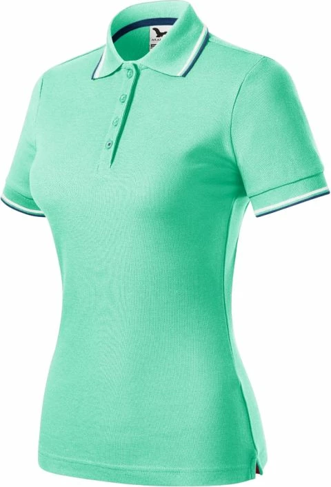 Maicë polo për femra Malfini, ngjyrë e gjelbër