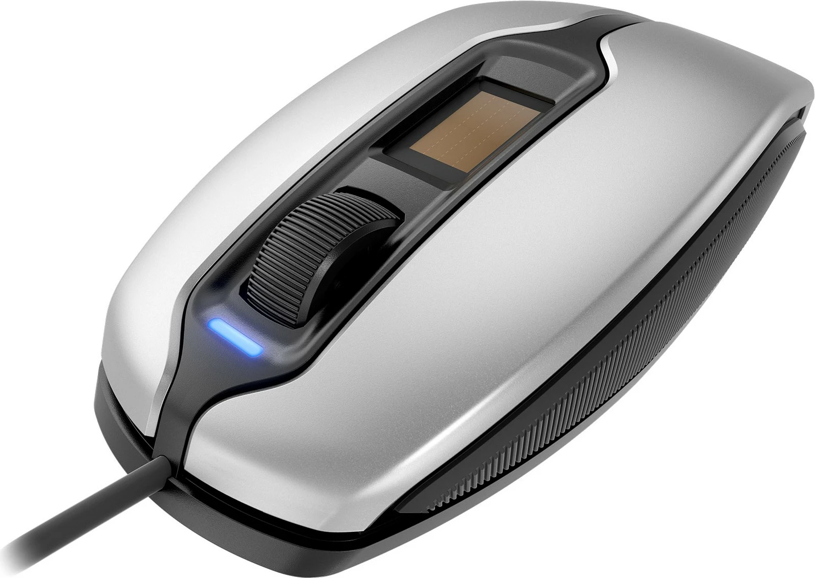 Maus Cherry MC 4900, USB, 1375 DPI, i zi/argjendtë