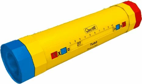 Lojë edukative Quercetti Tuba 2561 për tabelën e shumëzimit dhe pjesëtimit