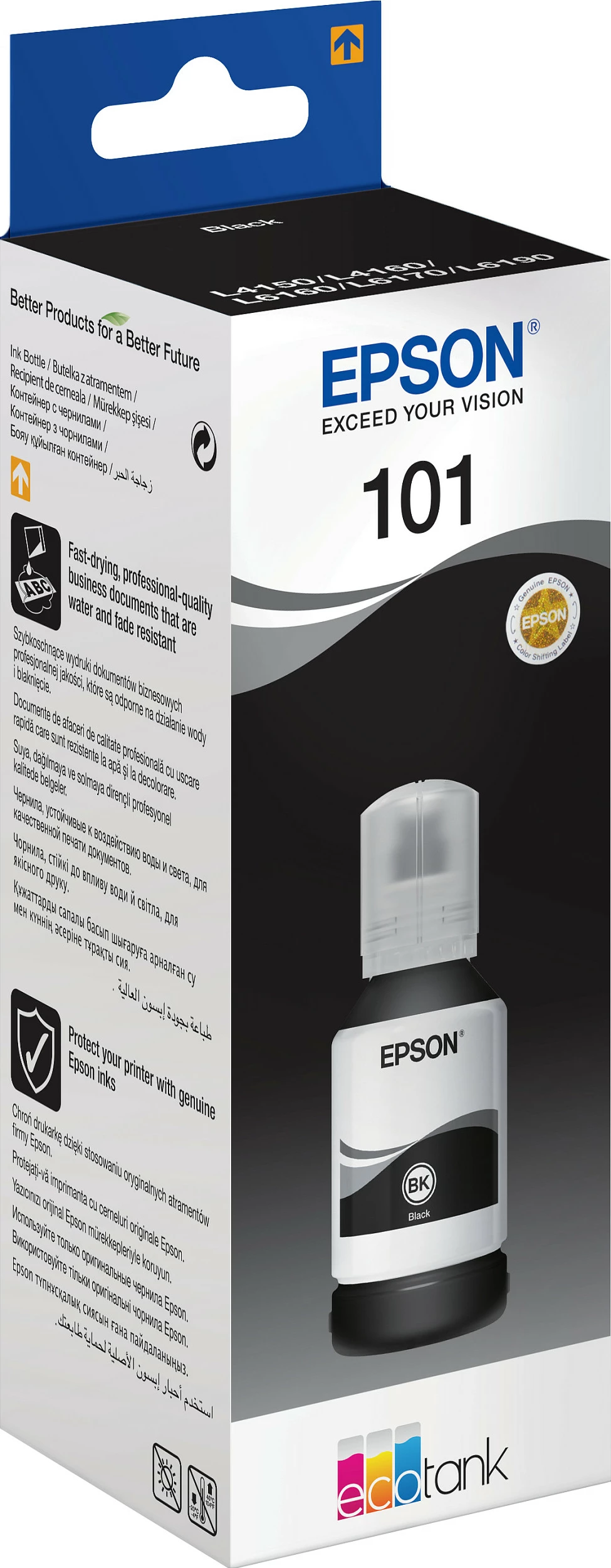 Bojë për printer Epson EcoTank 101/4LB, 127 ml, e zezë