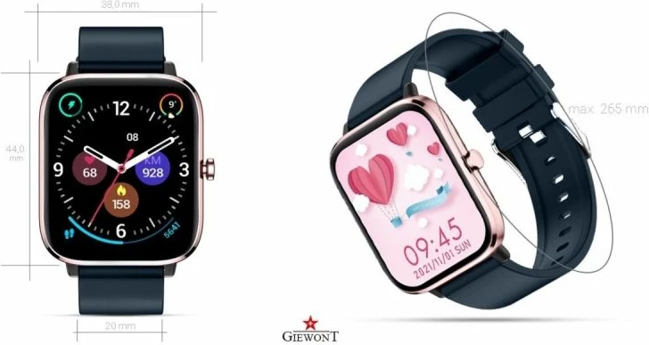 Smartwatch për femra Giewont, blu e errët
