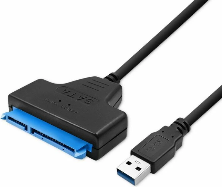 Adapter USB 3.0 SATA Qoltec për HDD/SSD 2.5", i zi