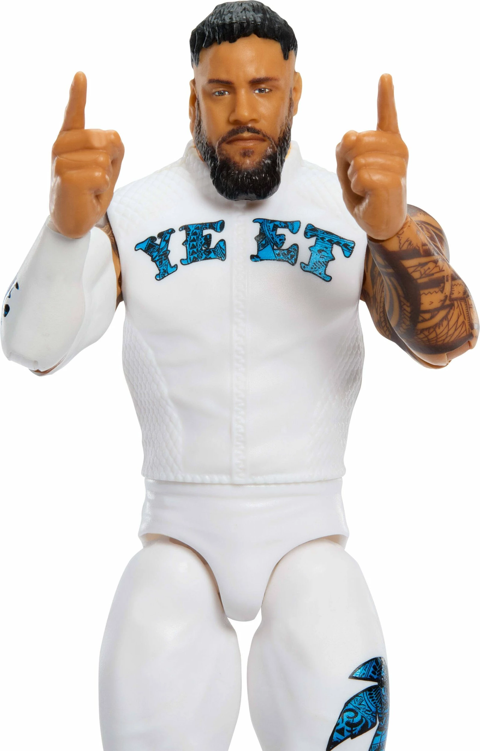 Figurë aksioni Mattel WWE Main Event Jey Uso JHH87 15 cm, shumëngjyrëshe