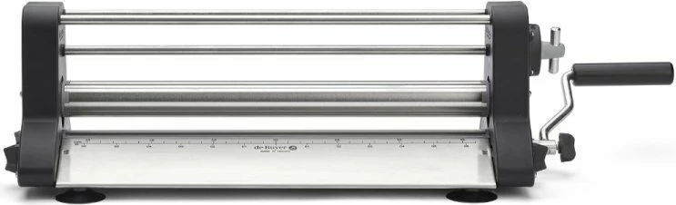 Makinë për hapje brumi De Buyer Multi-Dough Sheeter 3001, 34 cm, 0.8–15 mm, e zezë/argjendtë