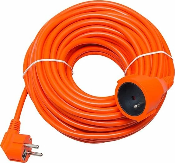 Zgjatues rryme Blow PR-160, 50 m, 1 prizë me tokëzim, 3x1.5mm², portokalli