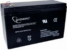 Bateri Gembird BAT-12V9AH, 12V, 9Ah, e zezë