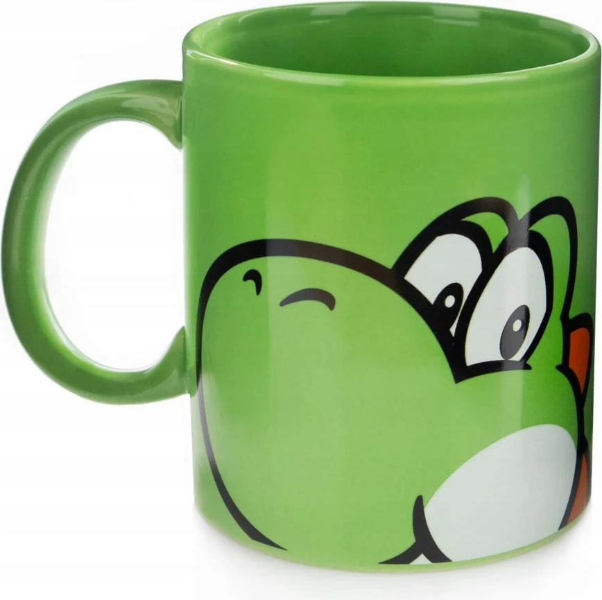 Set dhuratë Pyramid International Super Mario Yoshi, filxhan 315 ml + nënfilxhan + varëse çelësash, i gjelbër