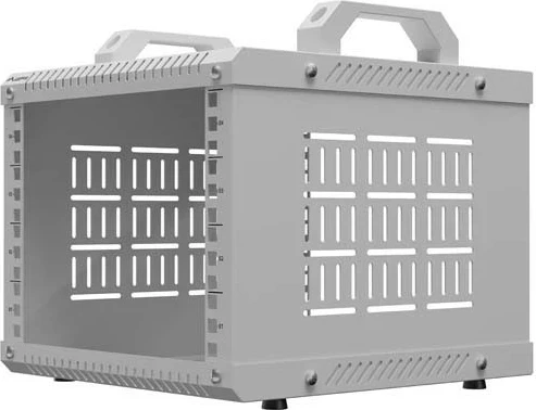 Rack i hapur LANBERG 10" 4U 280x300, ngjyrë hiri