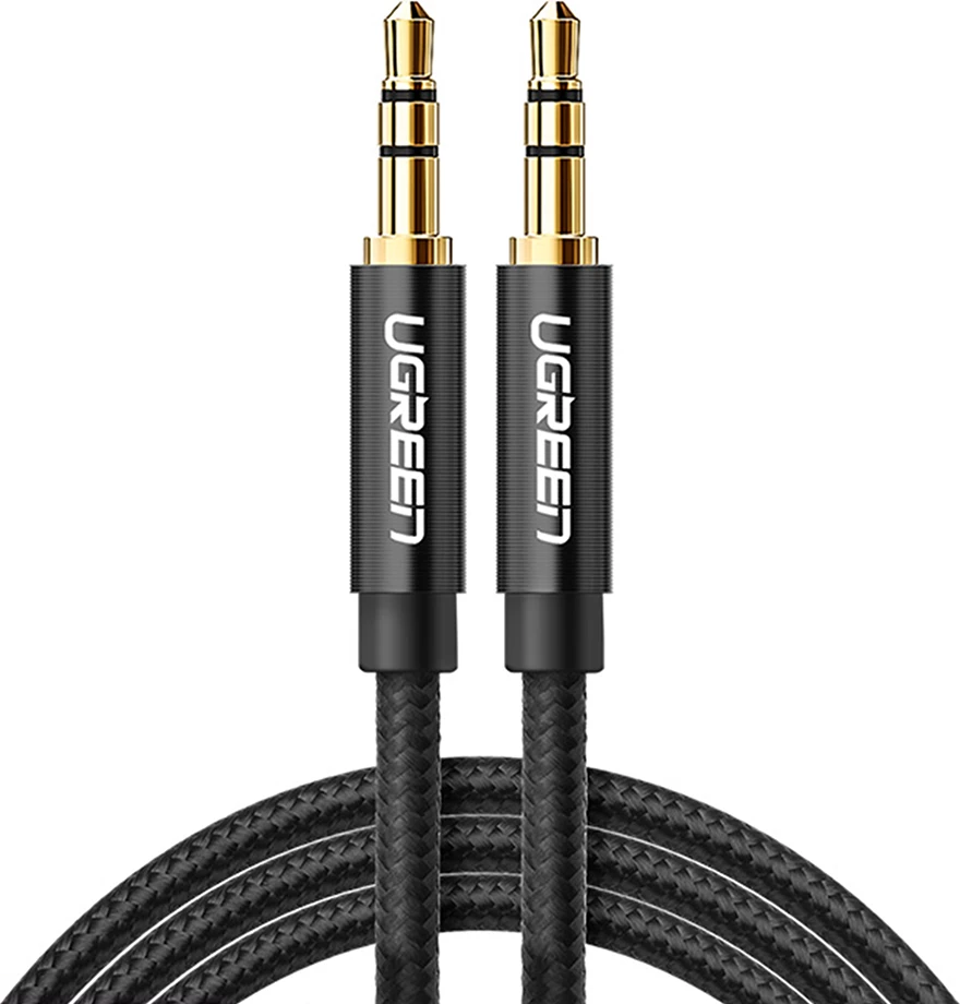 Kabllo audio AUX Ugreen AV112, 2m, mini jack 3.5mm, e zezë