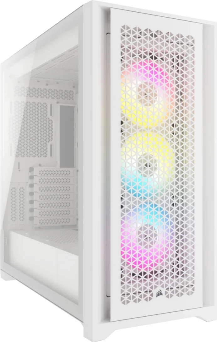 Kasë Corsair iCUE 5000D RGB Airflow CC-9011243-WW, e bardhë