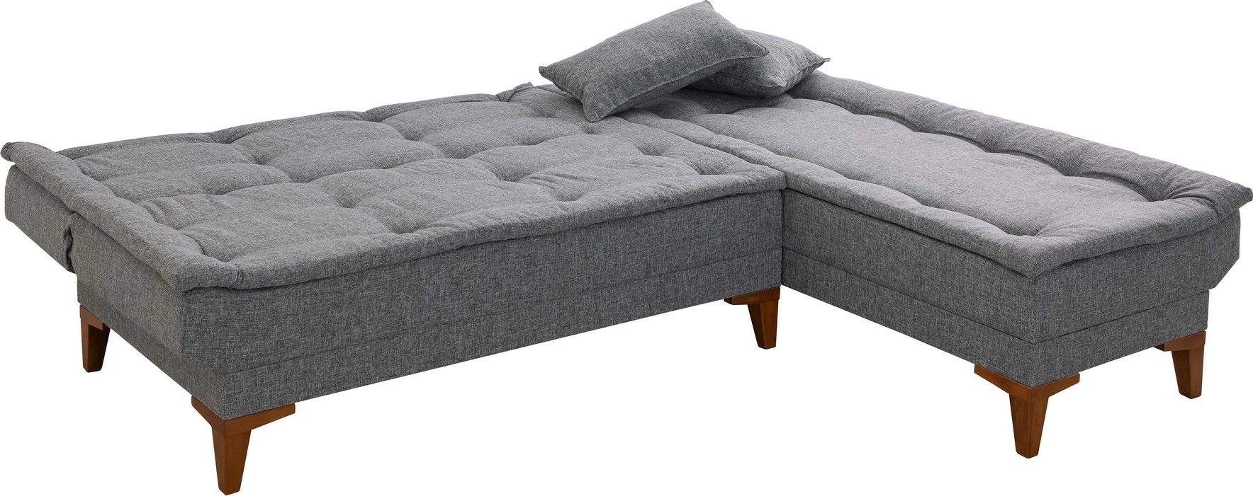 Kënd-sofë shtrat Santo, ngjyrë gri e errët