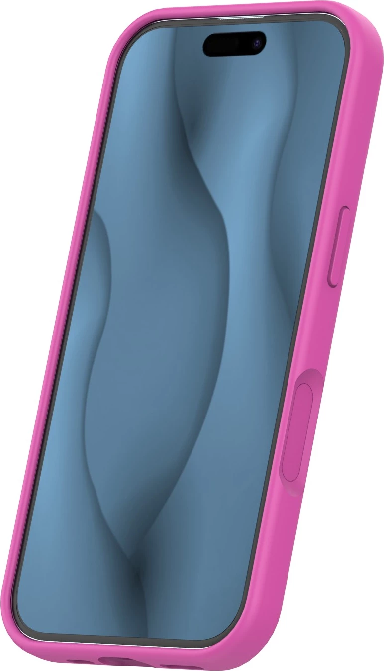 Mbështjellës MagSafe silikon mat ONASI MagColor Pure për iPhone 17 Pro Max, fuchsia