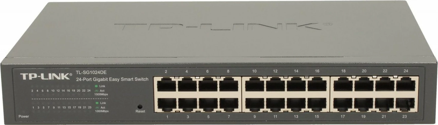 Switch TP-LINK TL-SG1024DE, 24 porta Gigabit, rackmount, i zi