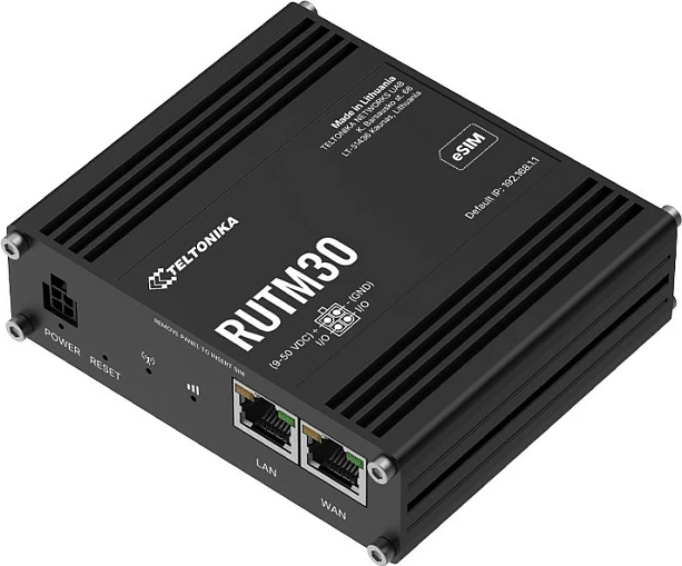 Router Teltonika RUTM30, 5G, Wi‑Fi 5, Dual SIM, Gigabit, i zi