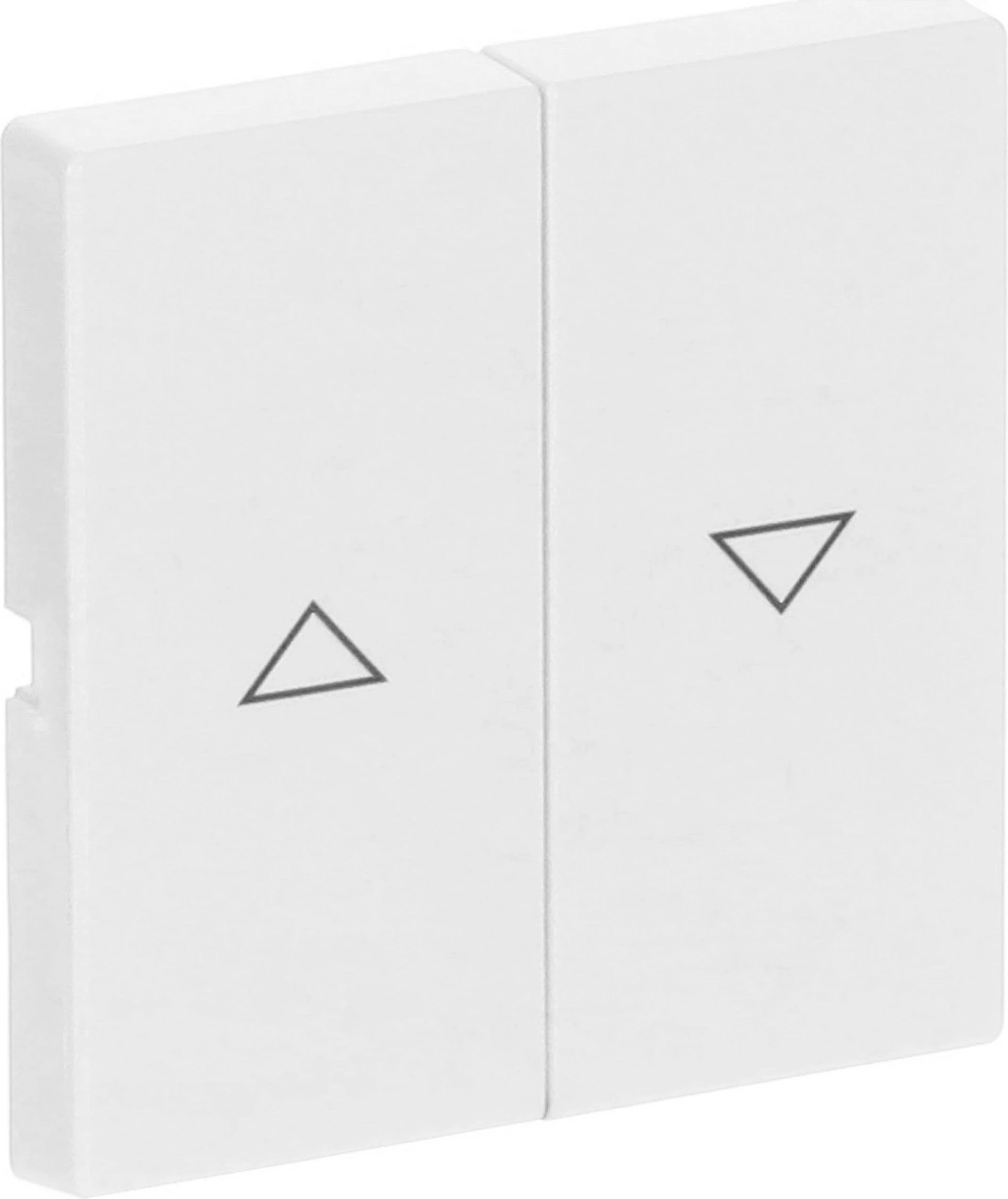 Kapak ndërprerësi roletash Busch-Jaeger 1785 JA-84, 63x63 mm, bardhë