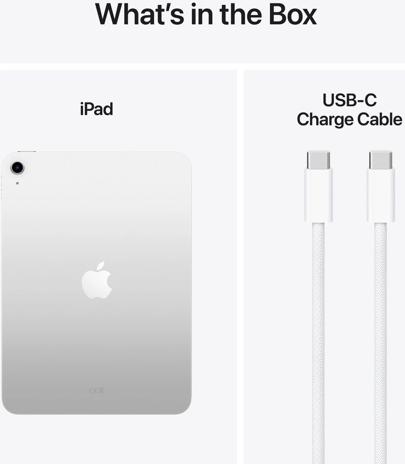 iPad 11-inch (A16) 128GB Silver Wi-Fi