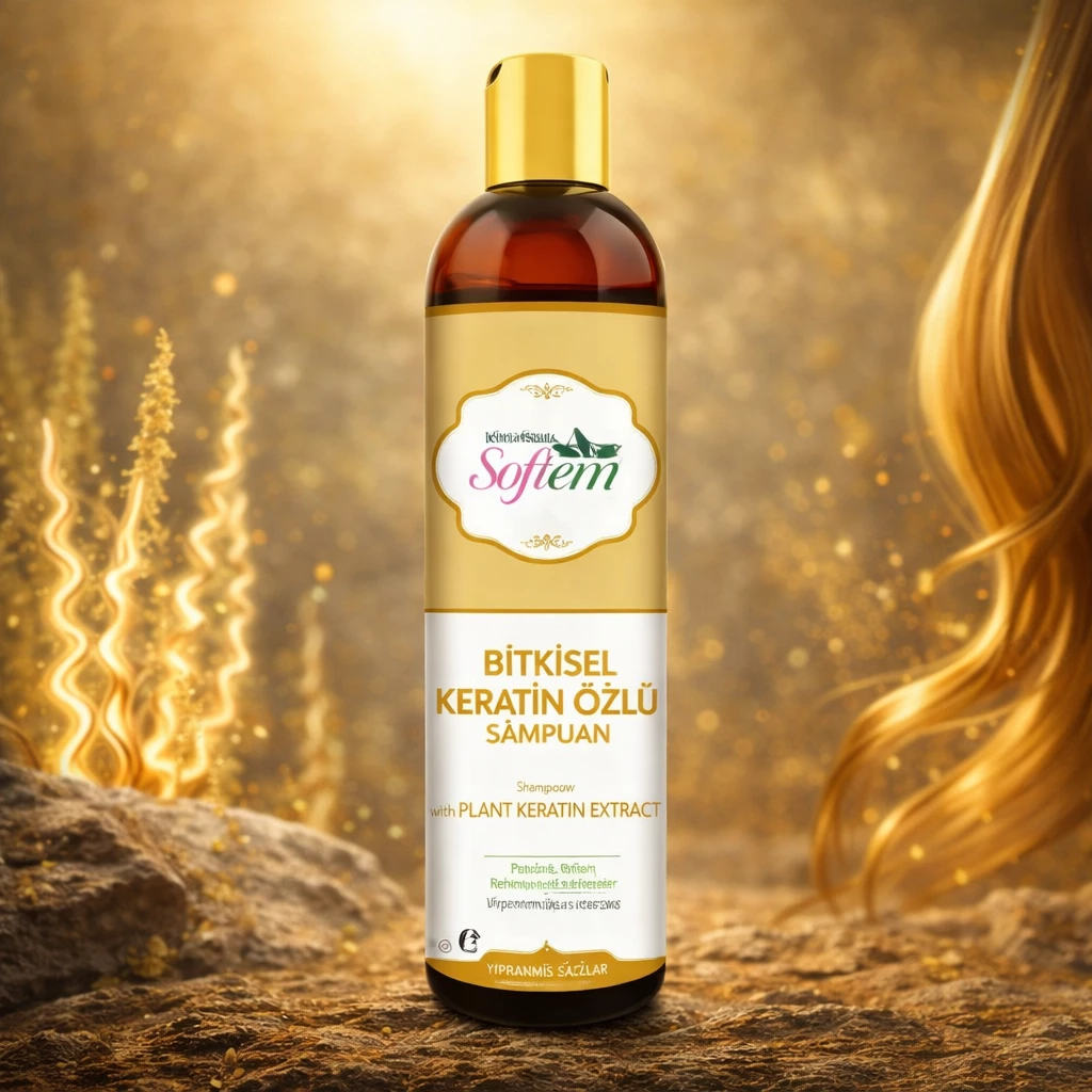 Shampoo me Keratinë Bimore (Plant Keratin) për flokë të dëmtuar