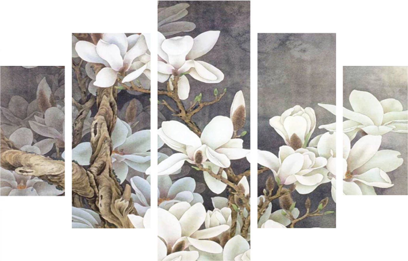 5 Piktura MDF Magnolia Kobus FH7207.01 82x56x0,3 cm