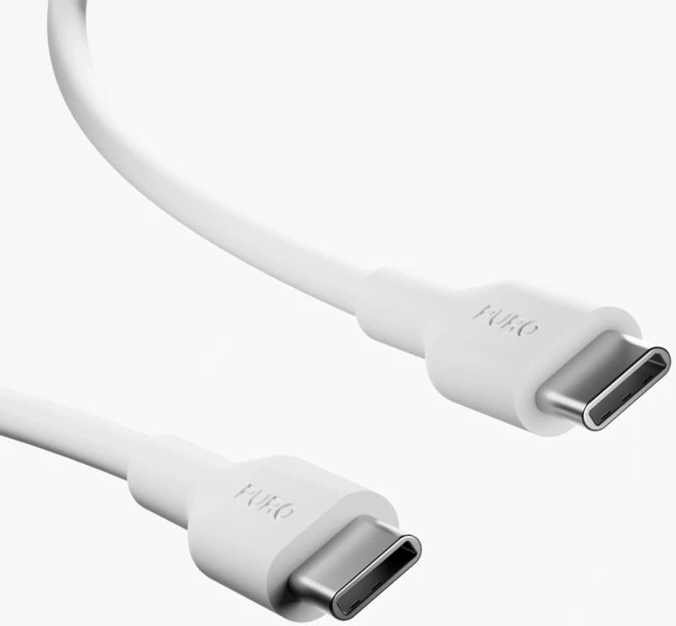 Karikues telefoni Puro Daily Prolite 45W me USB-C/USB-A, i bardhë me kabllo USB-C