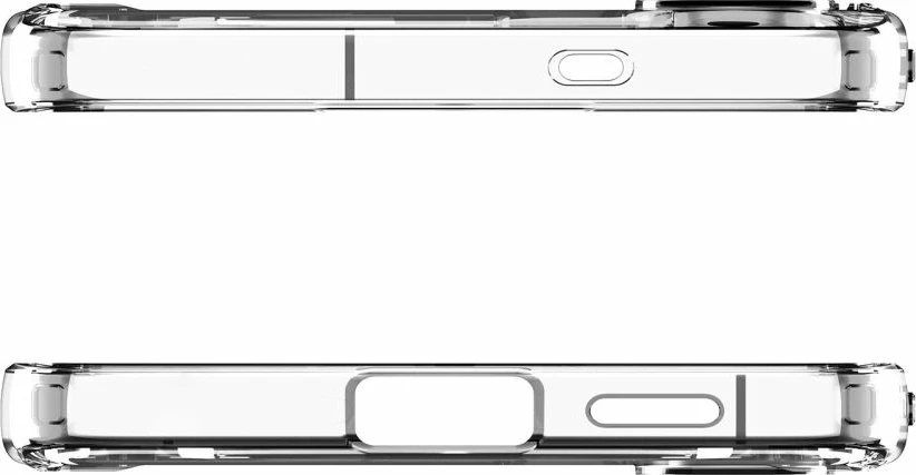 Mbështjellës Spigen Ultra Hybrid për Samsung Galaxy S25 FE, hibrid TPU+PC, transparent, 1 copë