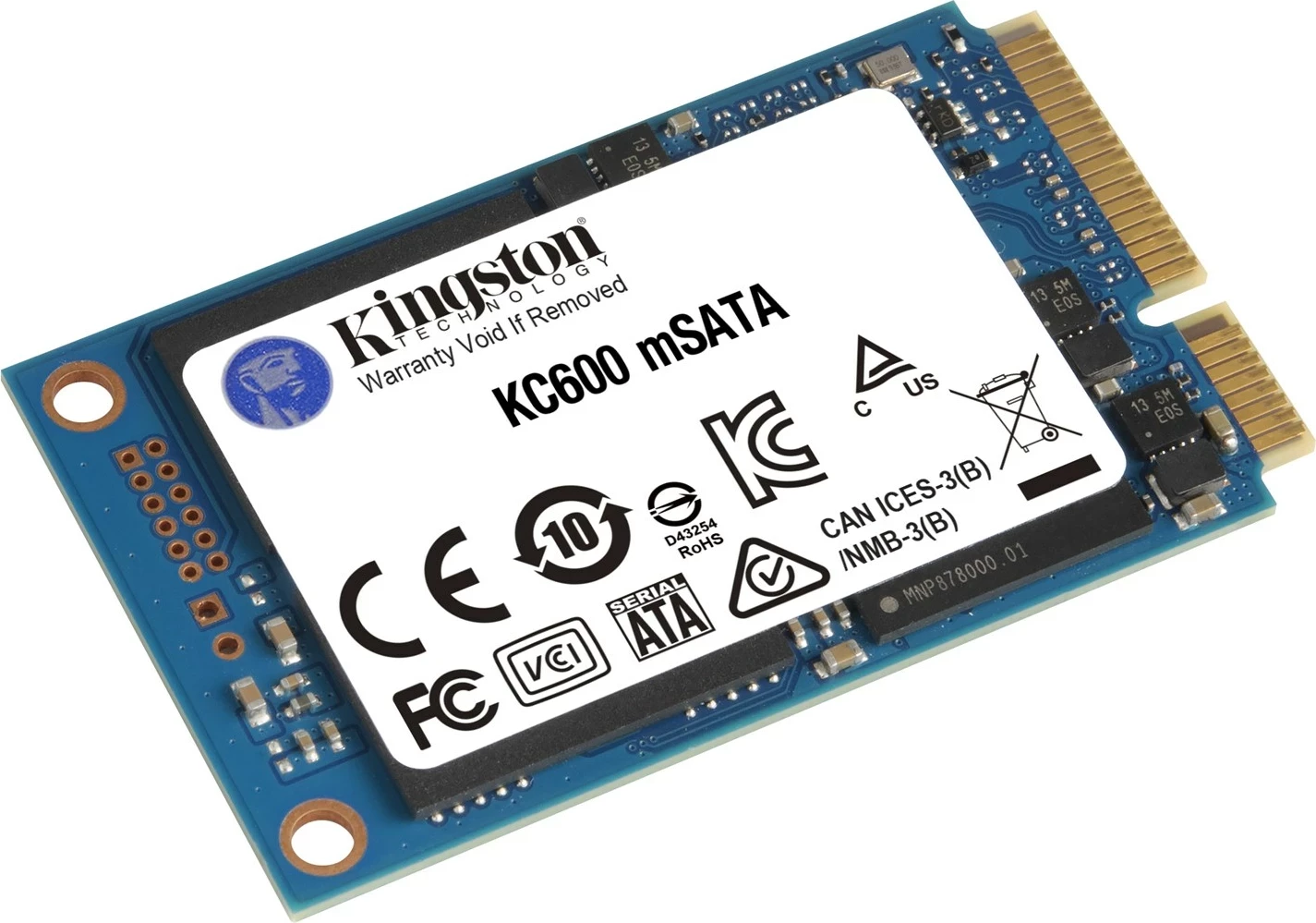 SSD Kingston Technology 256G KC600 SATA3 mSATA