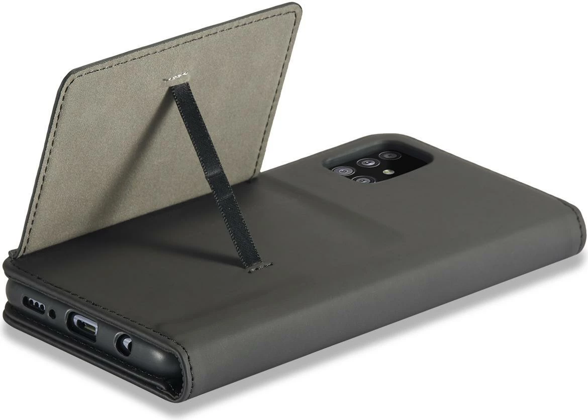 Mbështjellës Hurtel Magnet Card Case për Xiaomi Redmi Note 11, me kapak, xhepa për karta, i zi