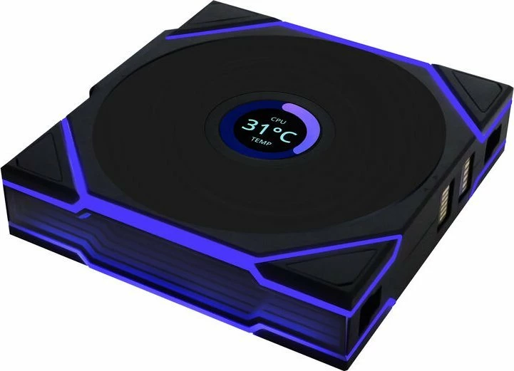 Ventilator PC Lian Li UNI FAN TL Wireless LCD 120mm ARGB, 1 copë, i zi