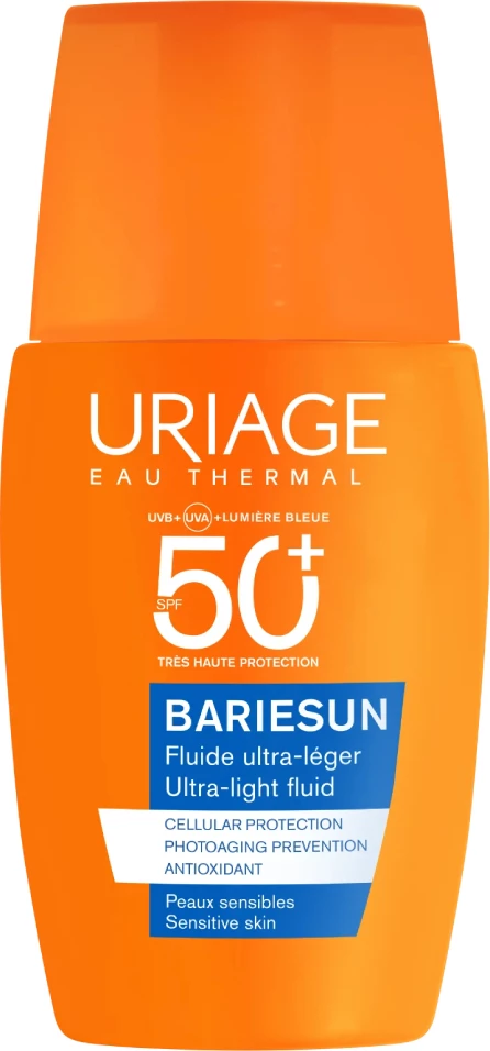 Fluid mbrojtës për fytyrë Uriage Bariésun Ultra-Light SPF50+, unisex, 30ml