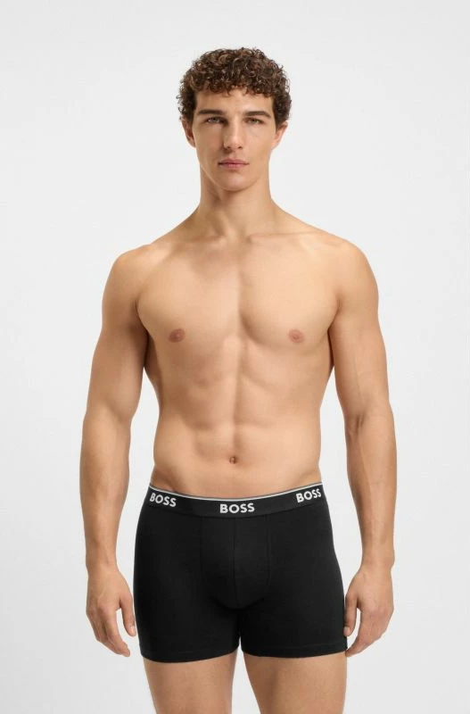 Të brendshme për meshkuj Boss Bodywear BoxerBr 3P Open, set prej 3 copë [Madhësia: M]