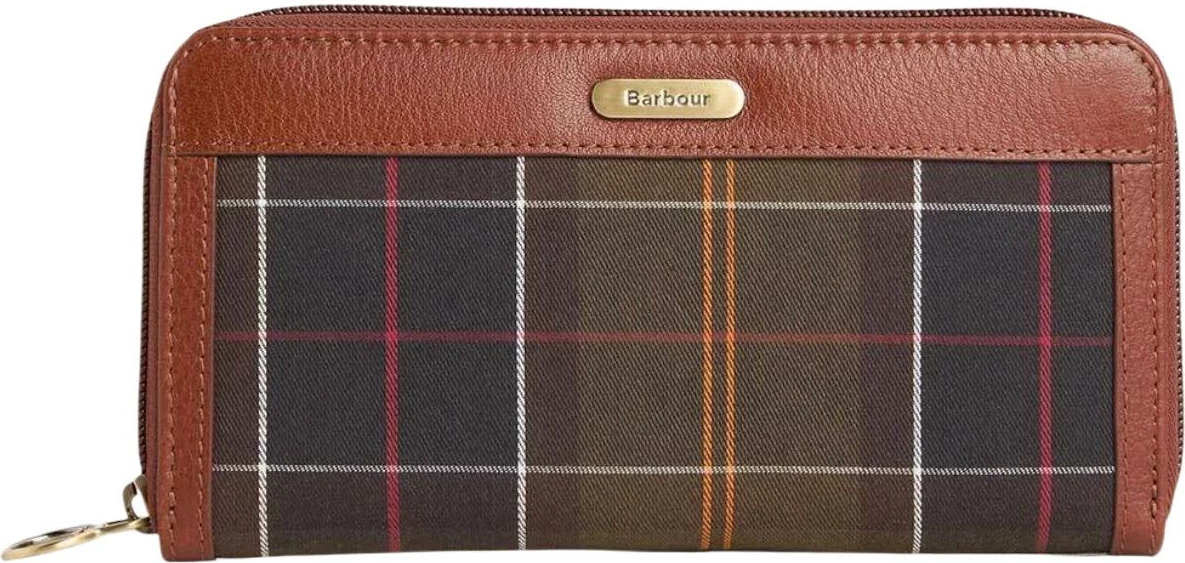Portofol për femra Barbour Daphne Tartan 262MLLG0039, i gjelbër