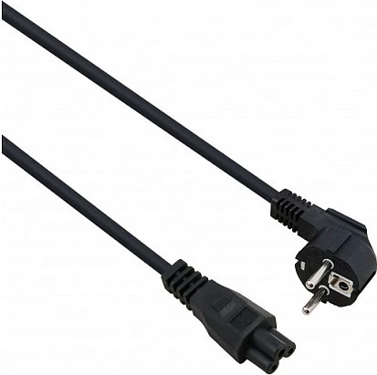 Kabl rryme Helos 262743, CEE 7/7 në C5, 1.8 m, 10 A, i zi