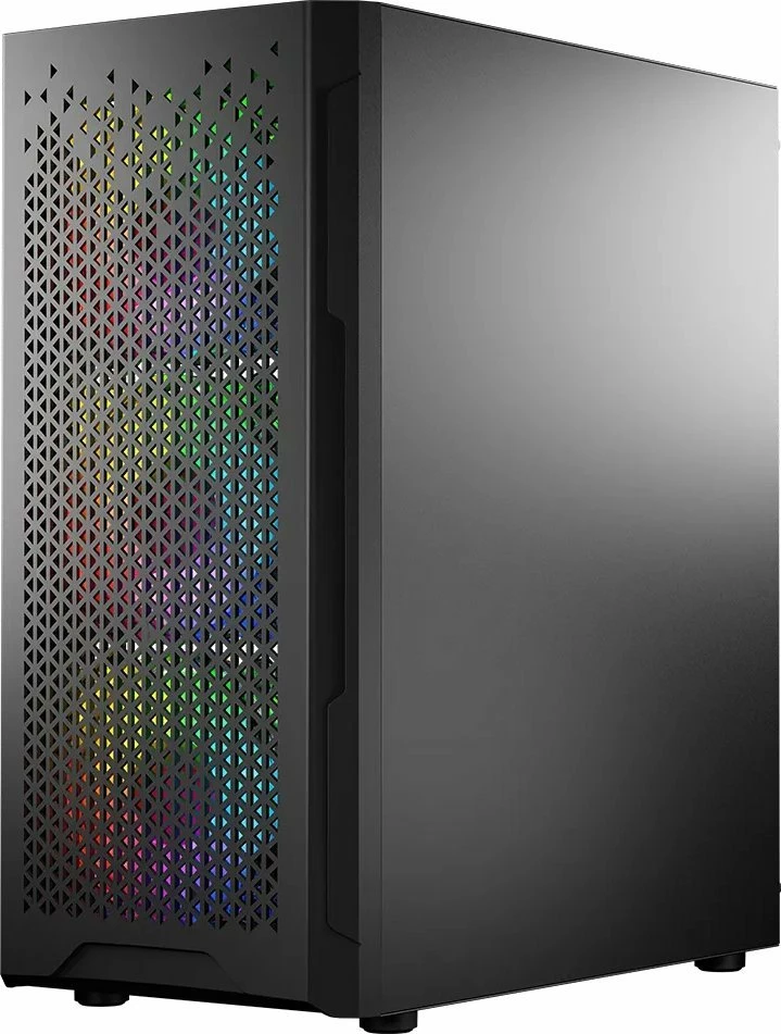Kasë Logic Concept Aramis ARGB (AT-ARAMIS-10-0000000-0002) Midi Tower ATX/mATX, x4 ventilatorë 120mm ARGB, x7 slote PCIe, tempered glass, e zezë
