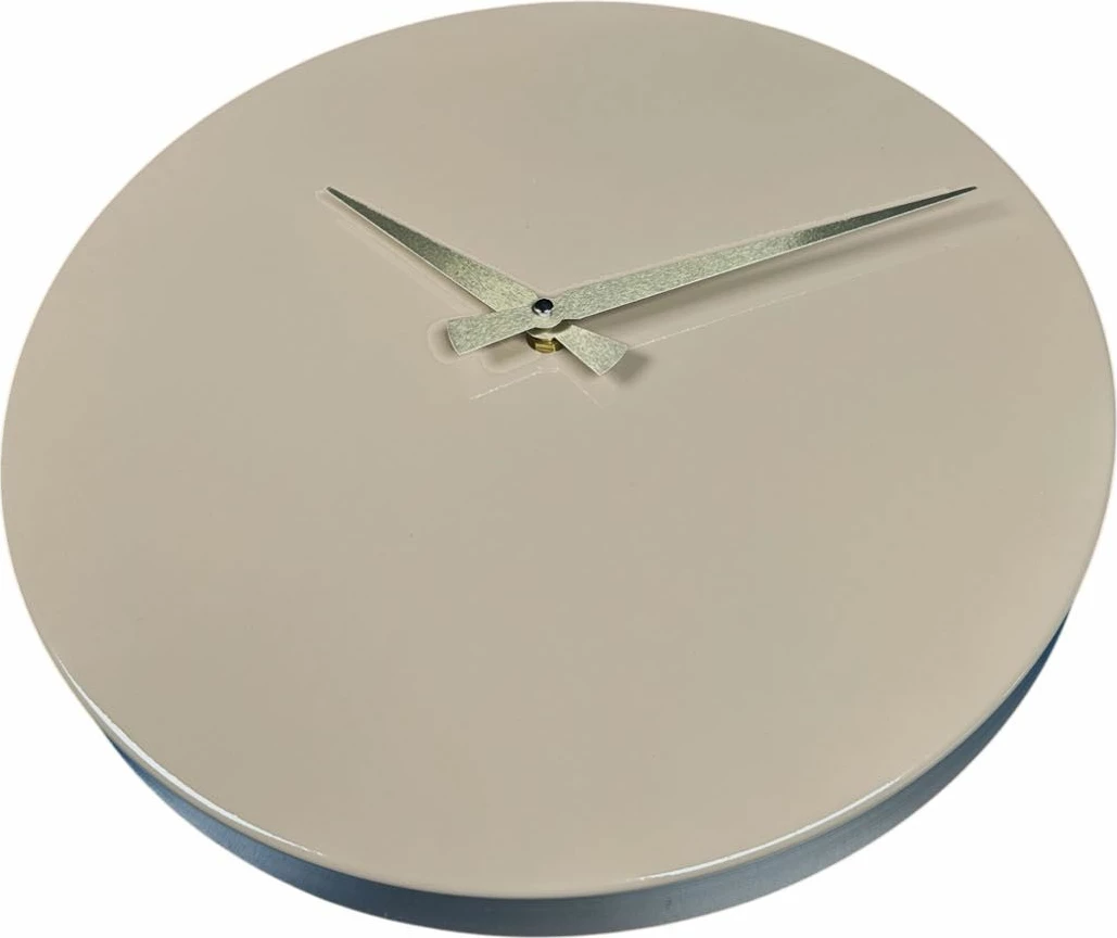 Orë muri dekorative metalike Wallity, ngjyrë kapuçino, 35cm