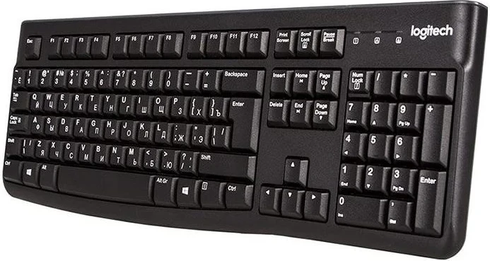 Tastierë Logitech K120 Business UKR, e zezë