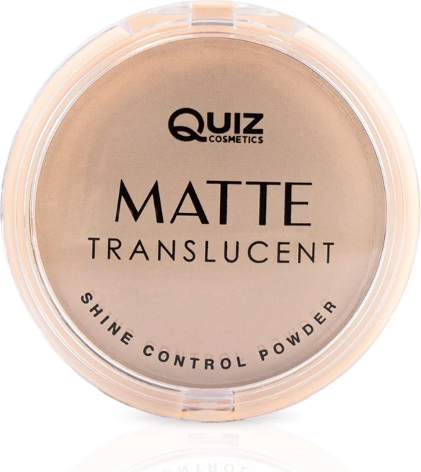 Pudër kompakte matifikuese për femra Quiz Cosmetics Matte Translucent Powder N°02, 10g