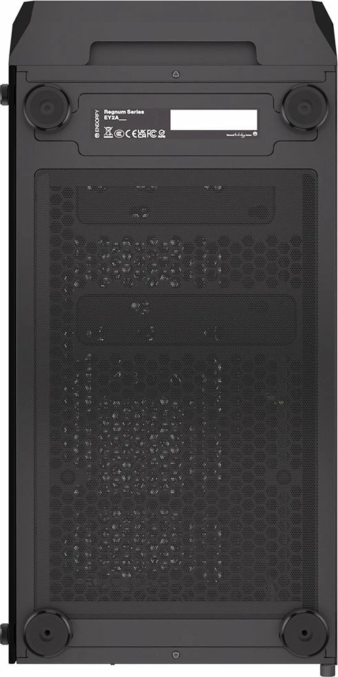 Kasë Endorfy Regnum 400 ARGB (EY2A009) Midi Tower ATX, panel xhami i temperuar, 4x 120mm PWM ARGB fan, e zezë