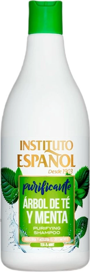 Shampon për femra Instituto Espanol Herbata & Mint Purifying, 750ml