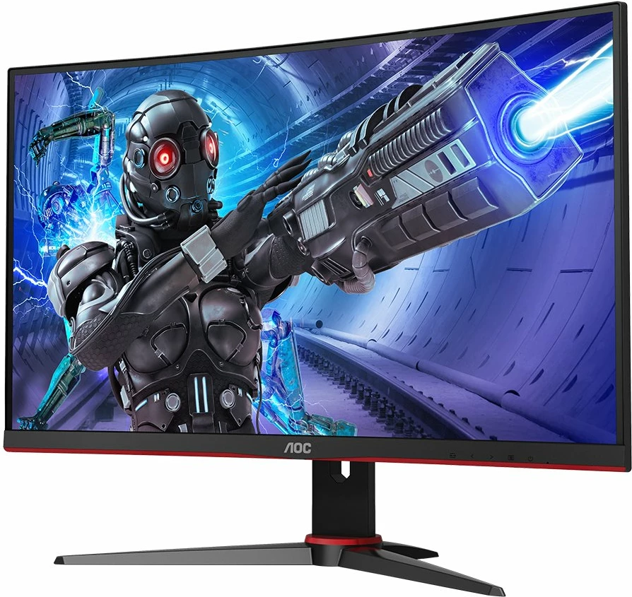 Monitor gaming i lakuar AOC C32G2ZE 31.5\", FHD, 240Hz, VA, 1ms, FreeSync, 2xHDMI/DP, Zi/Kuq