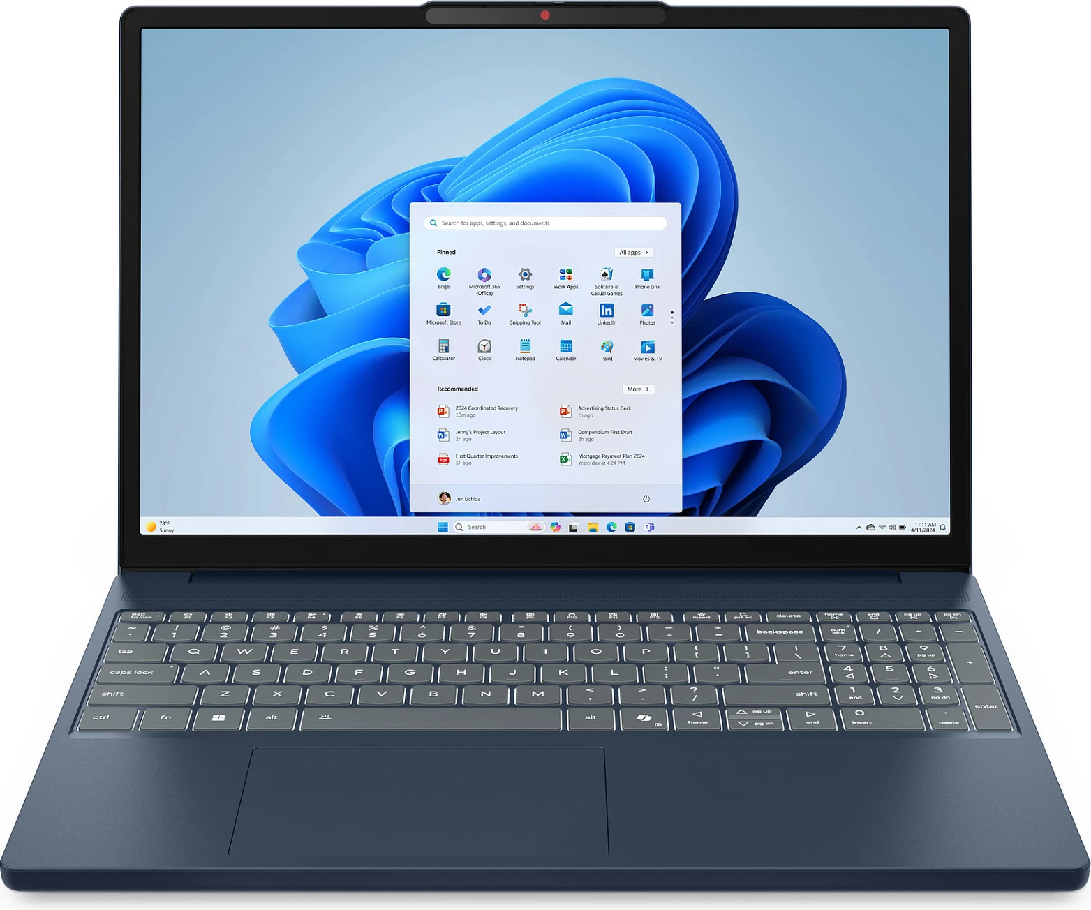 Laptop Lenovo IdeaPad 3 Slim Ryzen 5, 16GB RAM Memorje, 512GB SSD, 15.3" WUXGA, Windows 11 Home, Cosmic Blue