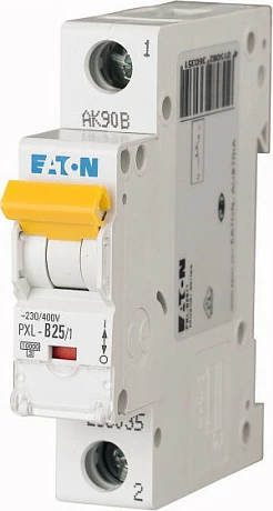 Siguresë automatike Eaton PXL-C25/1, 25A, 1P, C-karakteristikë, 230V, IP20