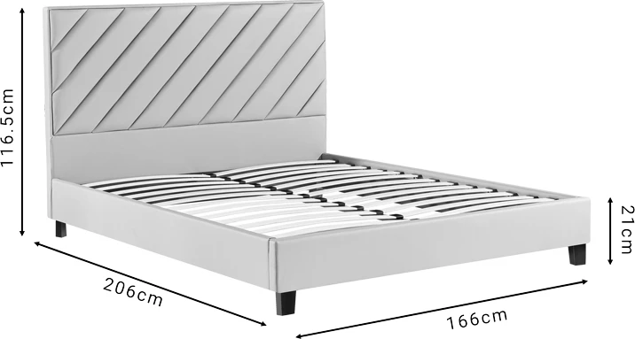 Krevat dopio Franky pu bezhë 160x200cm