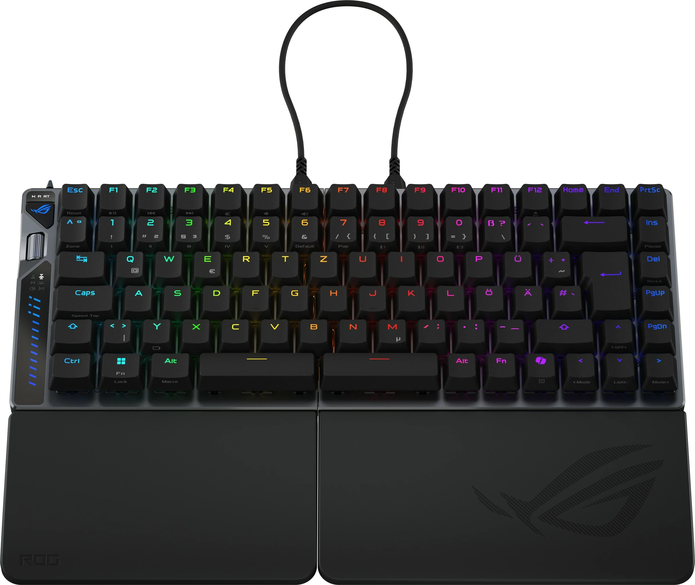 Tastierë ASUS ROG Falcata, mekanike, RGB, DE layout, e zezë