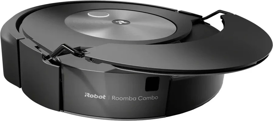 Robot pastrues iRobot Roomba Combo j7, pa qese, i zi, çelik inoks