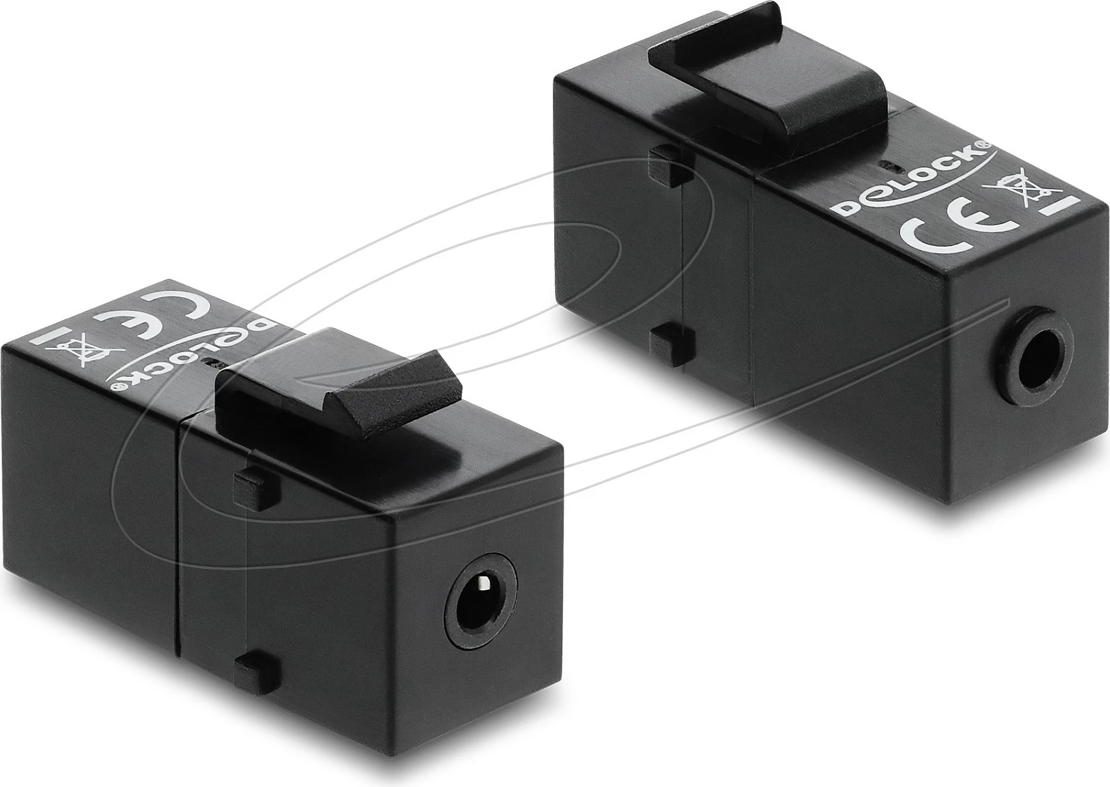Adapter audio DeLOCK 87233, Keystone 3.5mm Female-Female, i zi