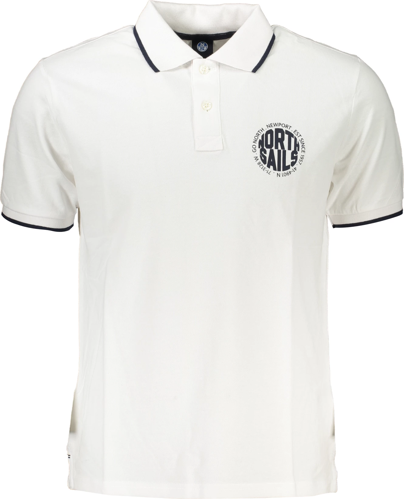 Maicë polo NORTH SAILS meshkuj, të bardhë