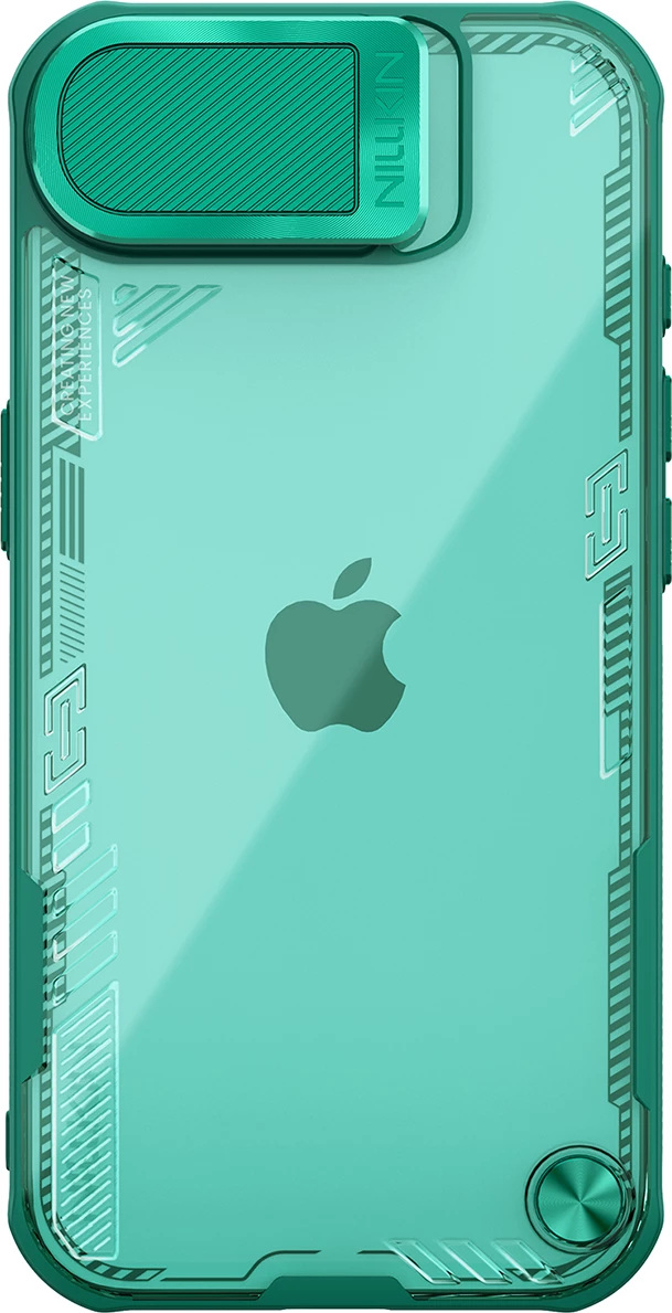 Mbështjellës Nillkin Iceblade Prop për iPhone 16e, me kapak kamere dhe stand, Gjelbër