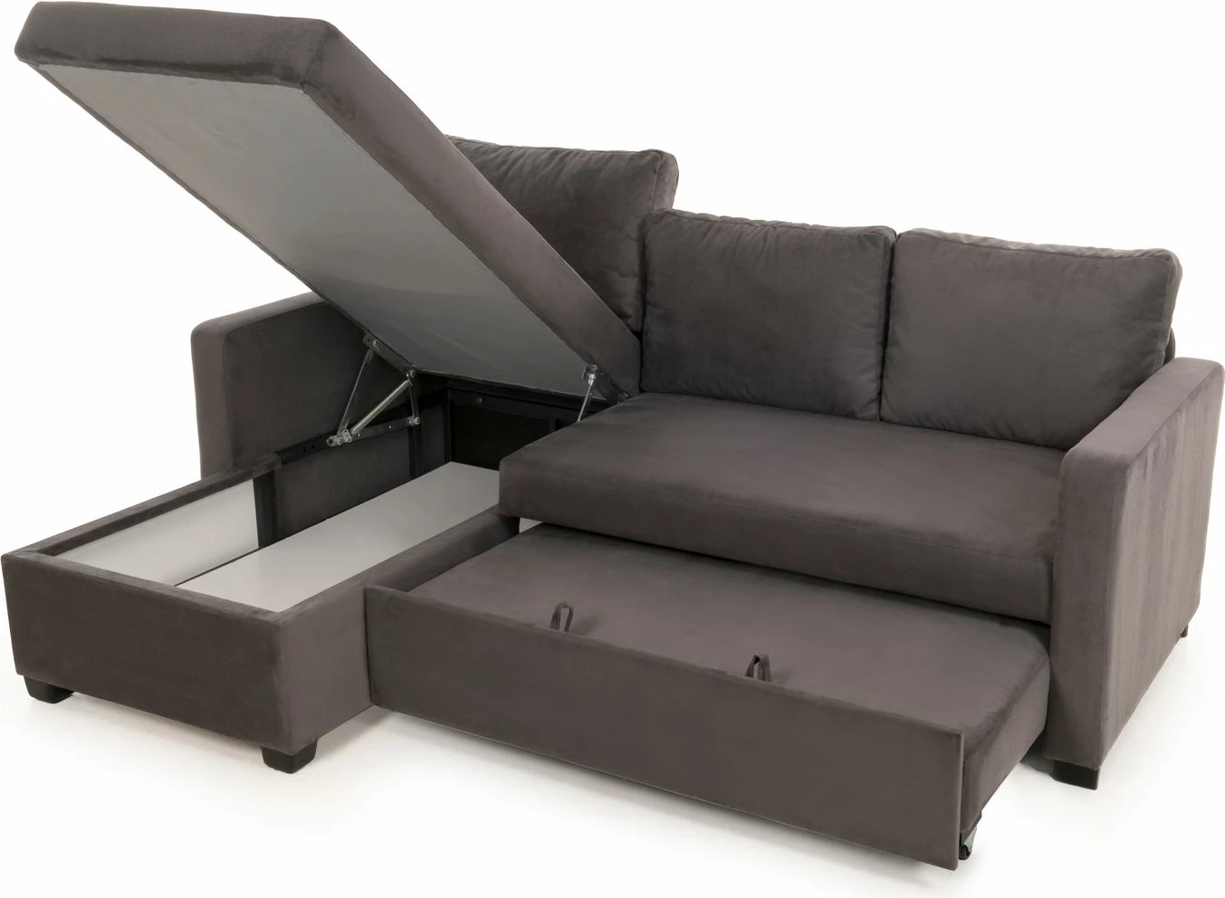 Kënd-sofë krevati Atelier del Sofa, gri, Kado