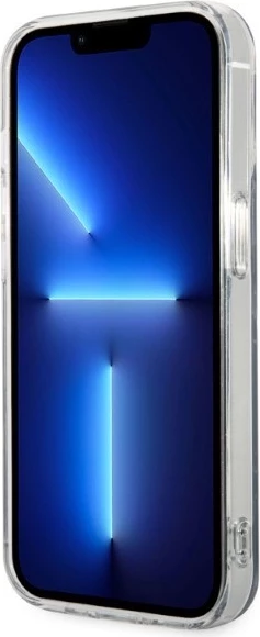 Set mbështjellës Guess Marble me karikues wireless MagSafe për iPhone 14 Pro, zi/ari