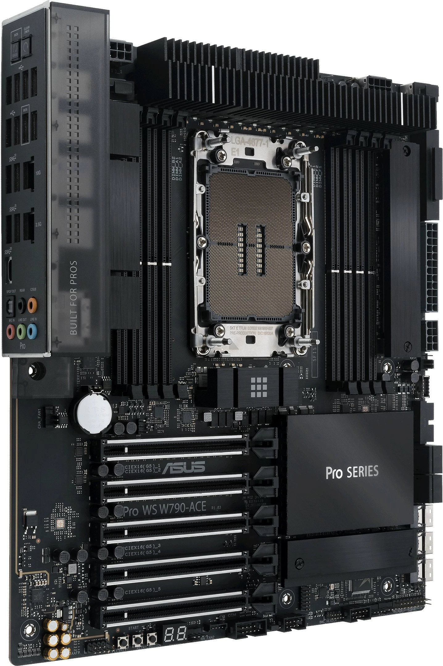 Pllakë amë ASUS PRO WS W790-ACE, Intel Xeon W, DDR5-SDRAM, 2.05 TB
